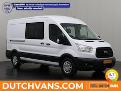 Ford Transit - 2.0TDCi 130PK L3H2 Dubbele Cabine | 7-Persoons | Leder | Navigatie | Camera | 2800Kg Trekh
