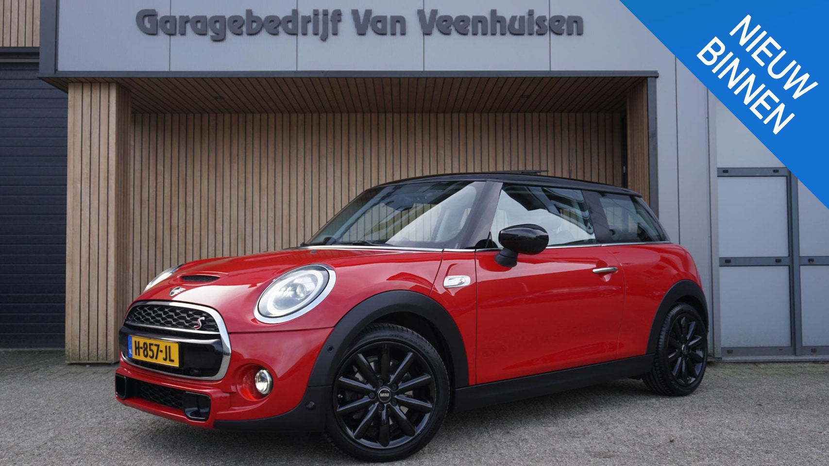 MINI Cooper S - 2.0 192pk 3Drs Chili Pano.Dak H&K Leder 17inch LM LED Keyless *NL auto* 48960km! - AutoWereld.nl