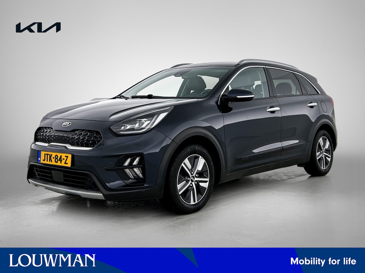 Kia Niro - 1.6 GDi Hybrid DynamicPlusLine Stoel/Stuurverwarming | Full-Led | Half leder - AutoWereld.nl