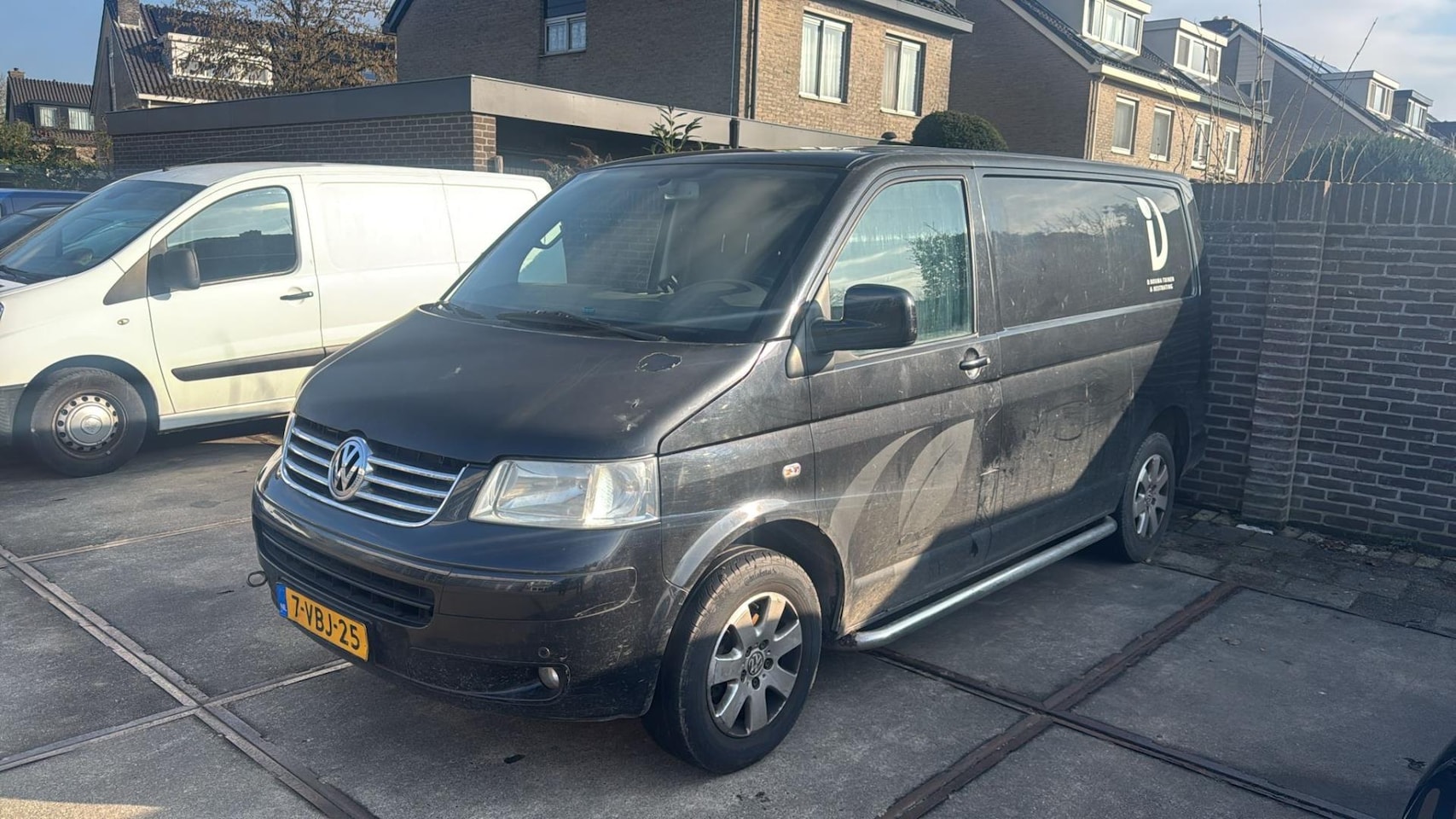 Volkswagen Transporter - 2.5 TDI 300 4Motion MHD Airco Zwart 2009 - AutoWereld.nl