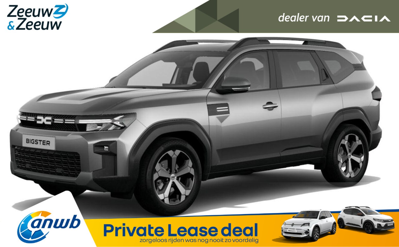 Dacia Bigster - (ANWB Private Lease Actie v.a. € 574,-) Hybrid 155 Journey | Wij maken graag een Private L - AutoWereld.nl