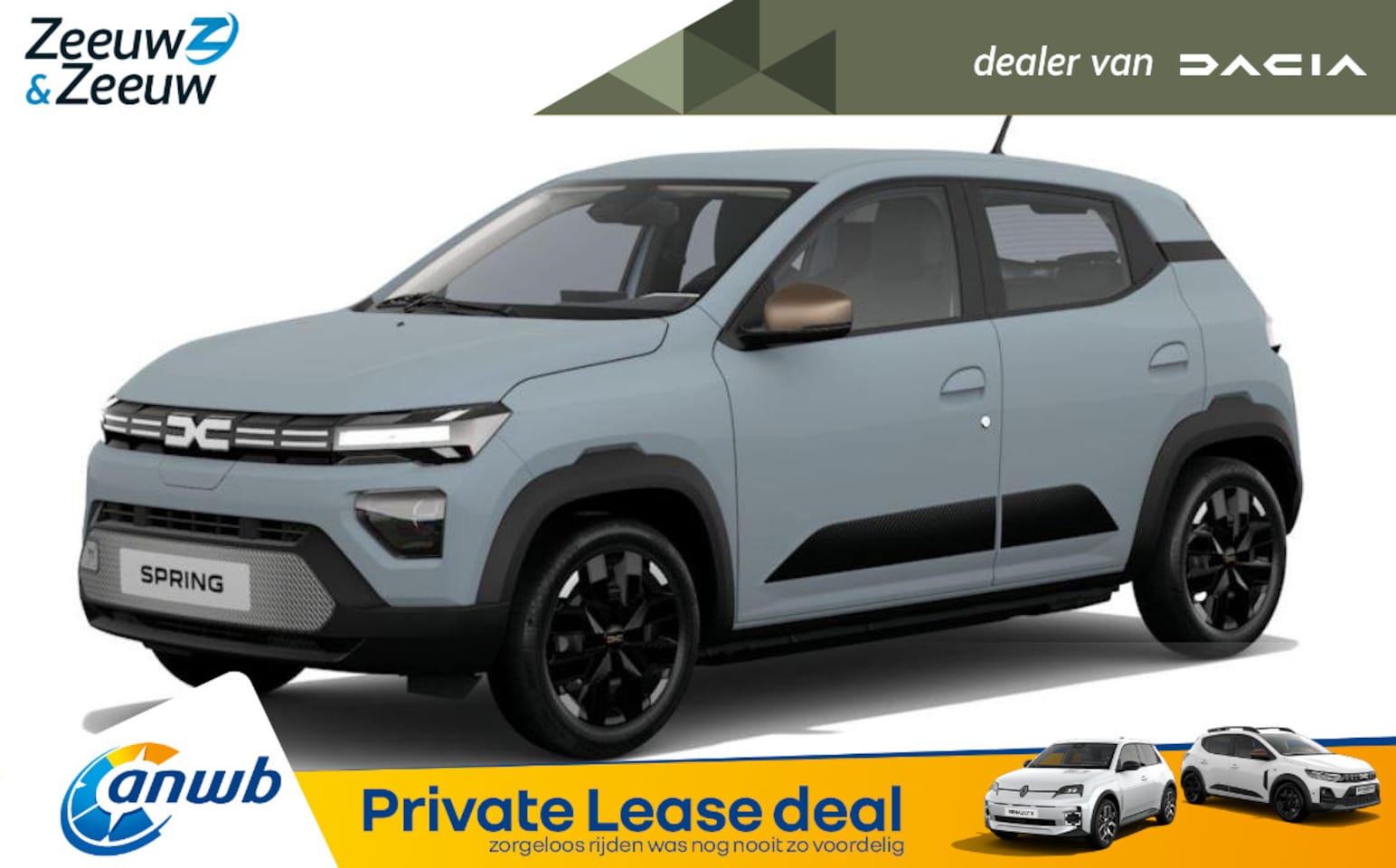 Dacia Spring - (ANWB Private Lease Actie v.a. € 284,-) Extreme 100 | Wij maken graag een Private Lease of - AutoWereld.nl