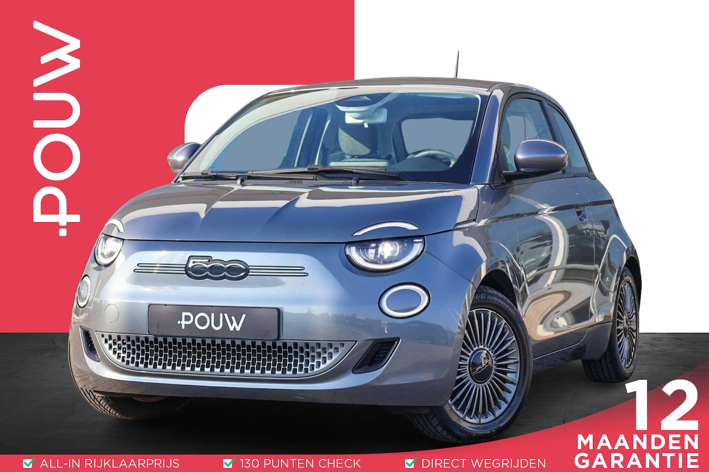 Fiat 500 - 118pk Icon 42 kWh | SoH 91% | Navigatie | PDC | Camera | Climate Control - AutoWereld.nl