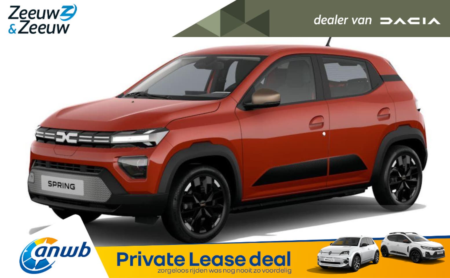 Dacia Spring - (ANWB Private Lease Actie v.a. € 284,-) Extreme 100 | Wij maken graag een Private Lease of - AutoWereld.nl
