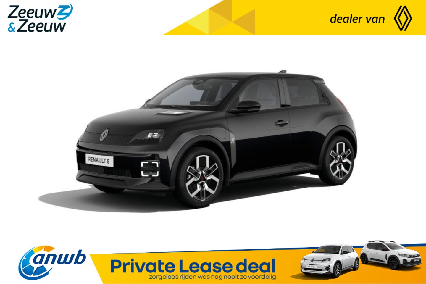 Renault 5 - (Z&Z Renault Private Lease Actie vanaf €379,-) urban range techno 40 kWh | Auto van het Ja - AutoWereld.nl