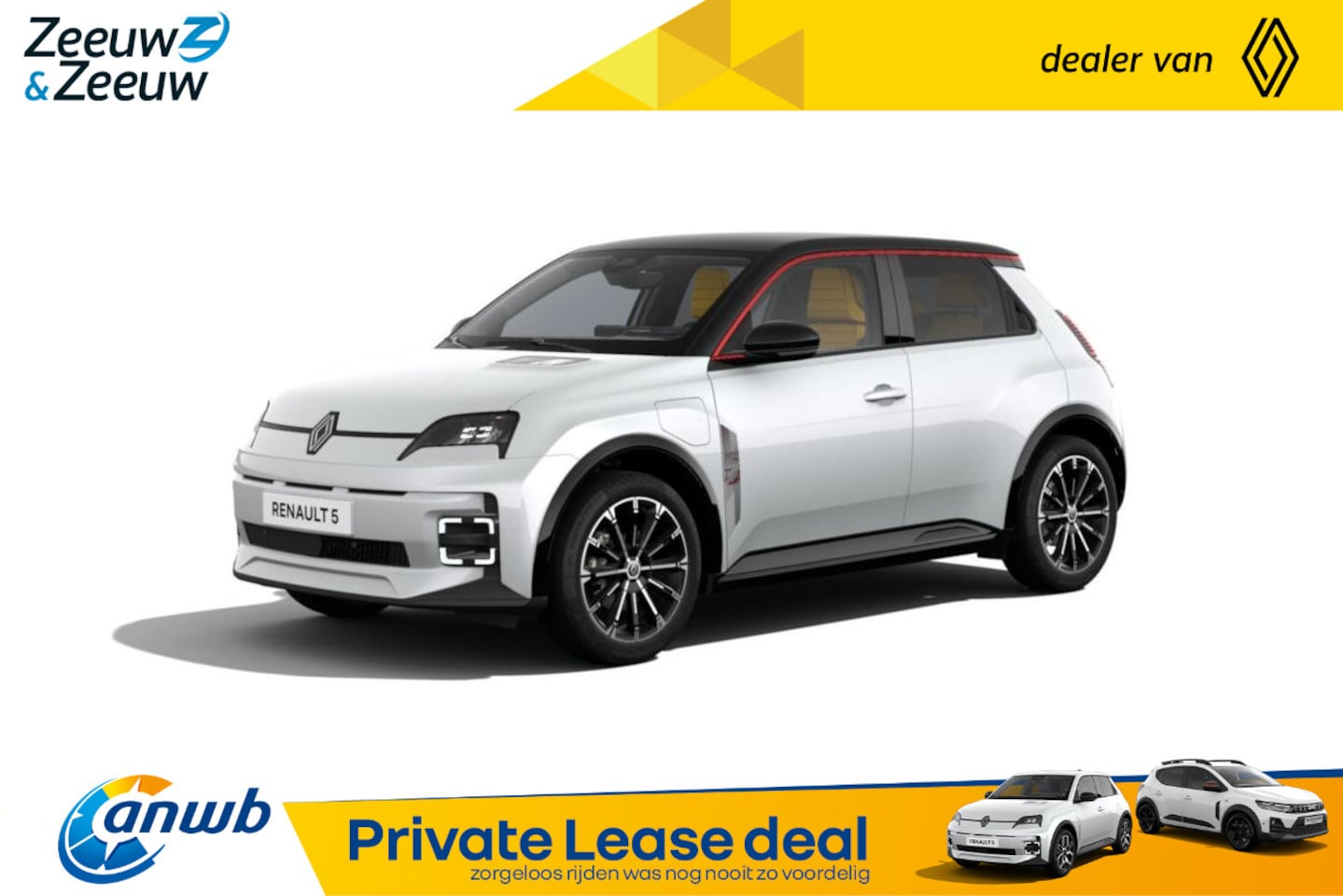 Renault 5 - urban range iconic cinq 40 kWh | Auto van het Jaar 2025 | Nu leverbaar met €1500,- extra v - AutoWereld.nl