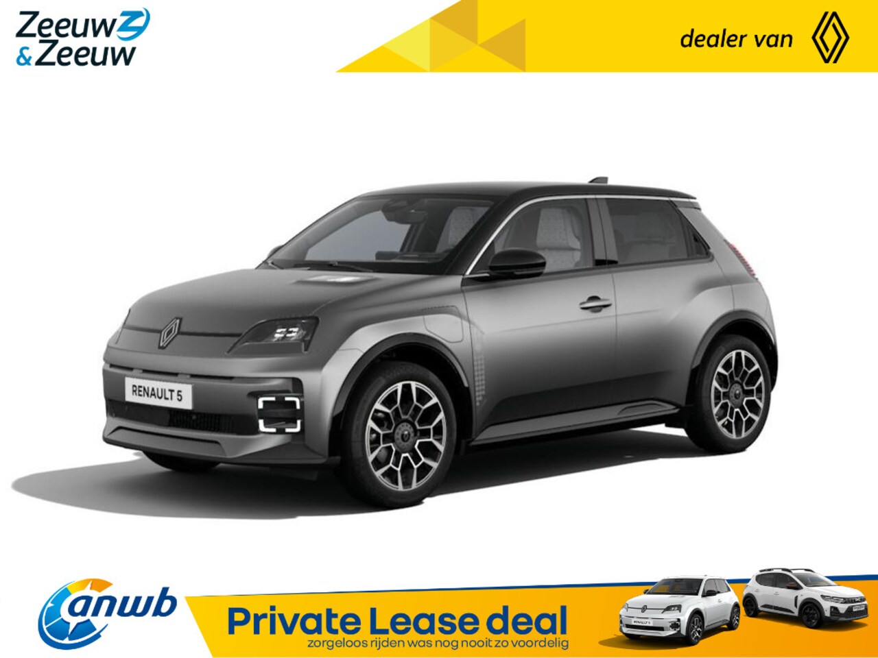 Renault 5 - comfort range Roland-Garros 52 kWh AUTO VAN HET JAAR | Nu leverbaar met € 1.000,- Zeeuw & - AutoWereld.nl