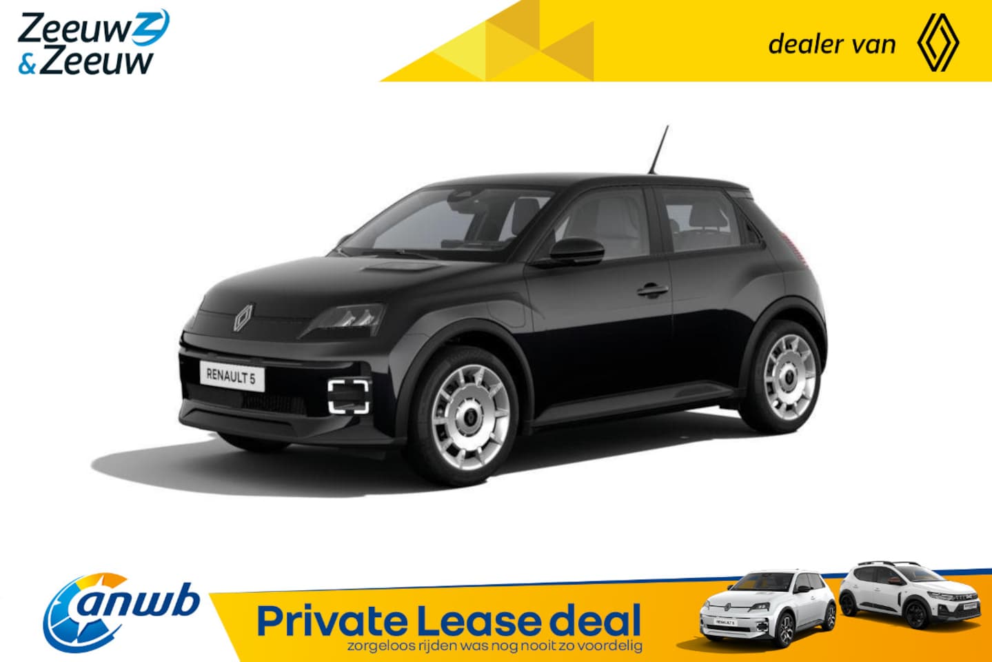 Renault 5 - Z&Z Renault Private Lease vanaf €359,-) urban range evolution 40 kWh | Auto van het Jaar 2 - AutoWereld.nl