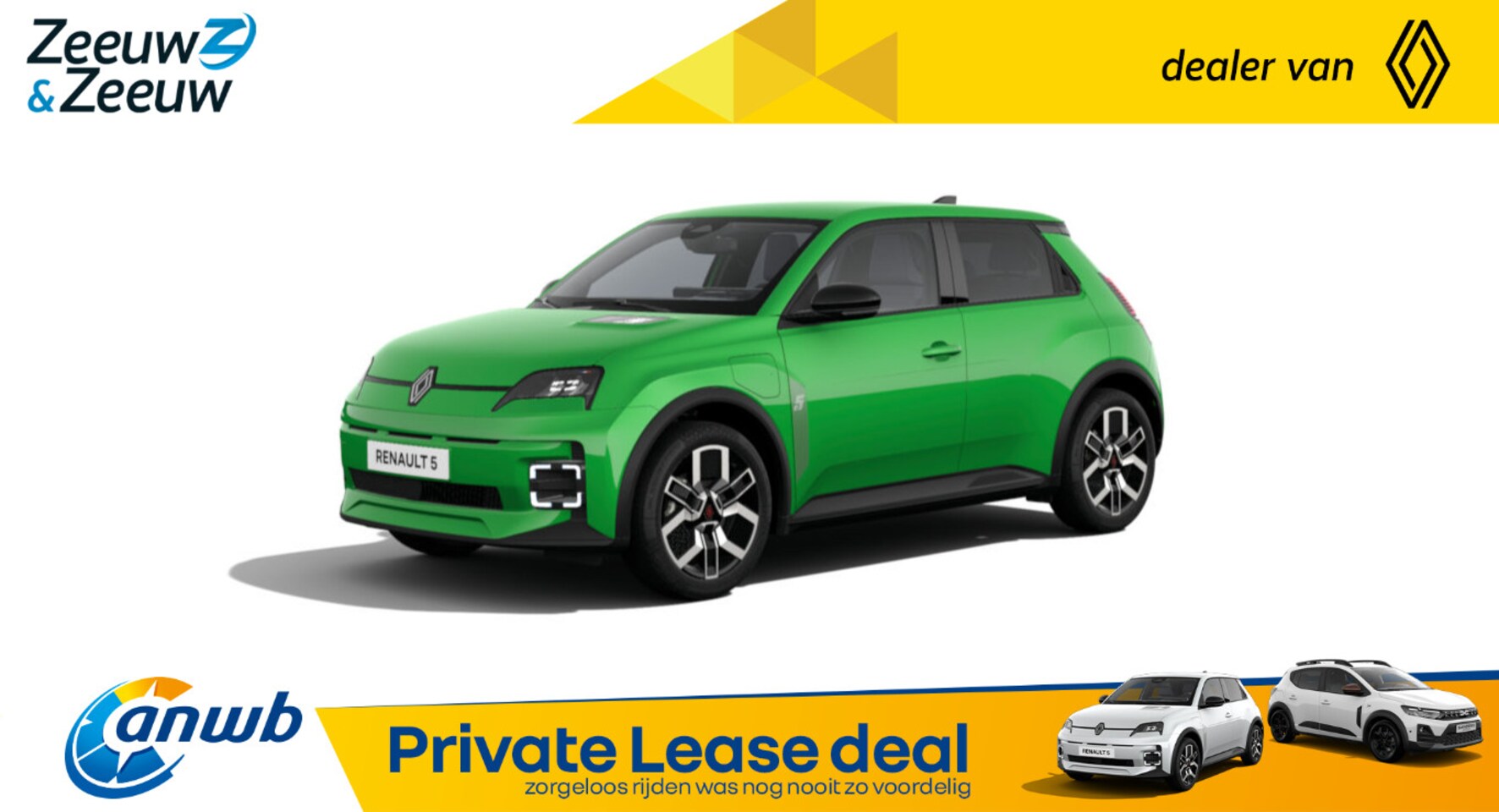 Renault 5 - (Z&Z Private lease actie vanaf €424,-) comfort range techno 52 kWh | Auto van het Jaar 202 - AutoWereld.nl