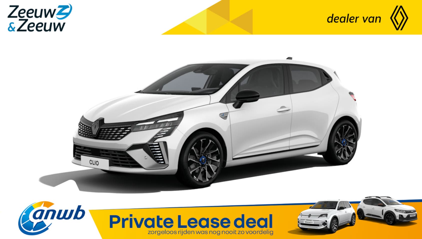 Renault Clio - E-Tech Full Hybrid 145 esprit Alpine | NU met € 3000,- Zeeuw en Zeeuw RUN OUT korting | + - AutoWereld.nl