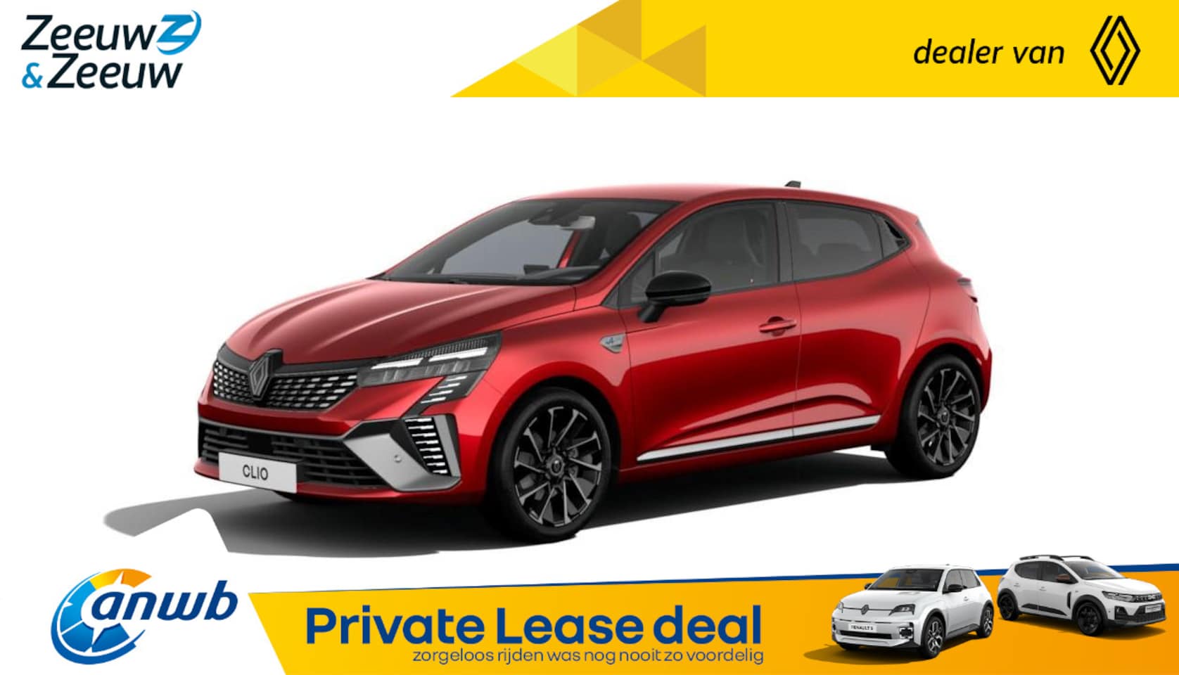 Renault Clio - 1.6 E-Tech Full Hybrid 145 esprit Alpine * CLIO RUN OUT ACTIE, € 3.000,- KORTING * 5 JAAR - AutoWereld.nl