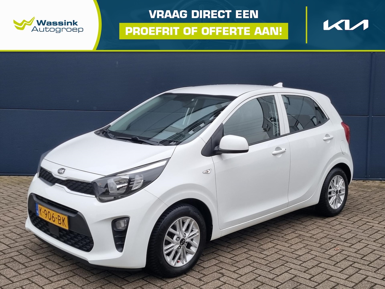 Kia Picanto - 1.0 DPi 67pk 4-zits DynamicLine | Camera | Apple Carplay | Airco | All Season Banden | - AutoWereld.nl