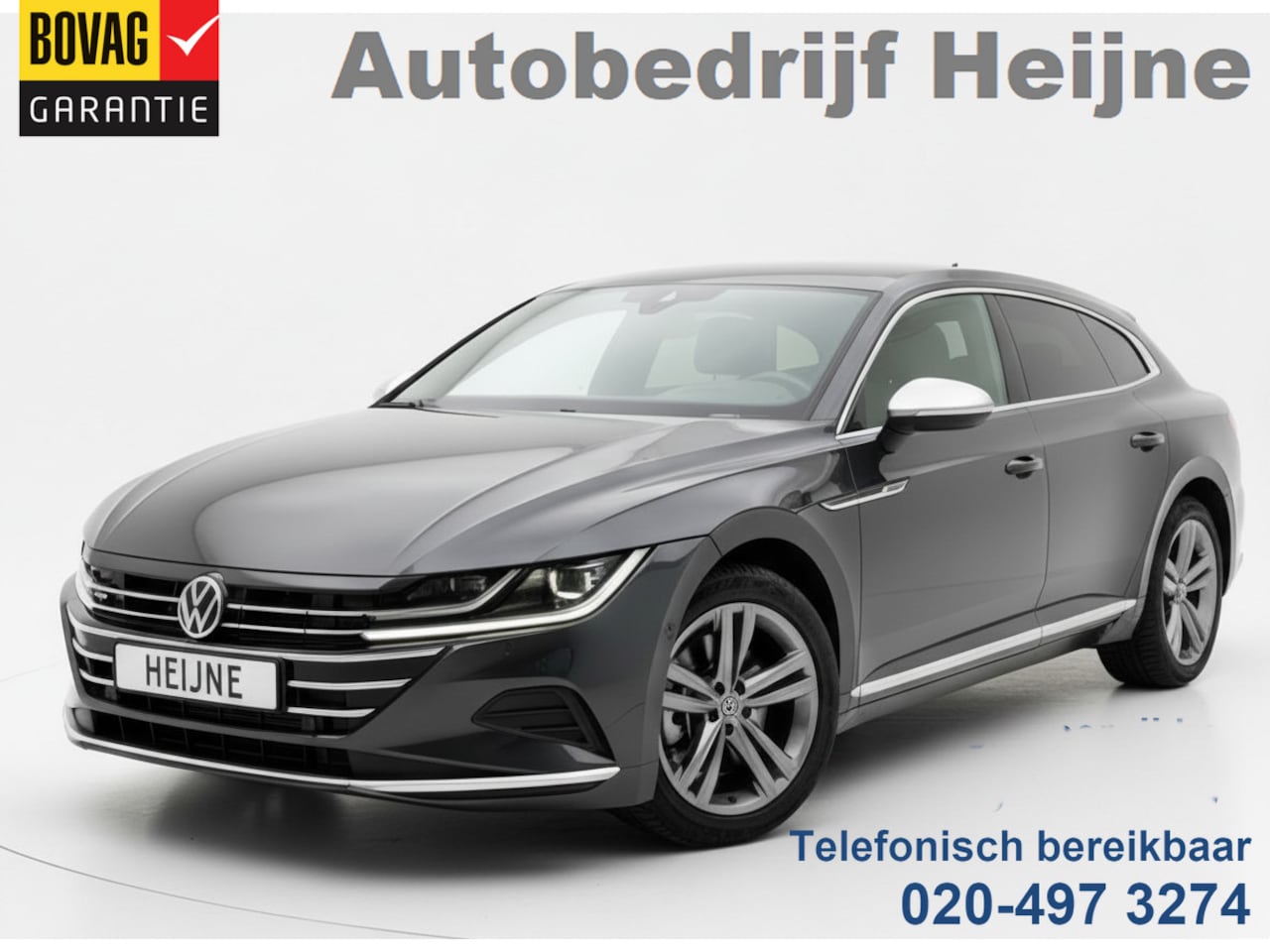 Volkswagen Arteon Shooting Brake - eHYBRID 218PK DSG ELEGANCE BUSINESS+ TREKHAAK/NAVI/360CAMERA/LEDER Auto wordt verwacht! - AutoWereld.nl