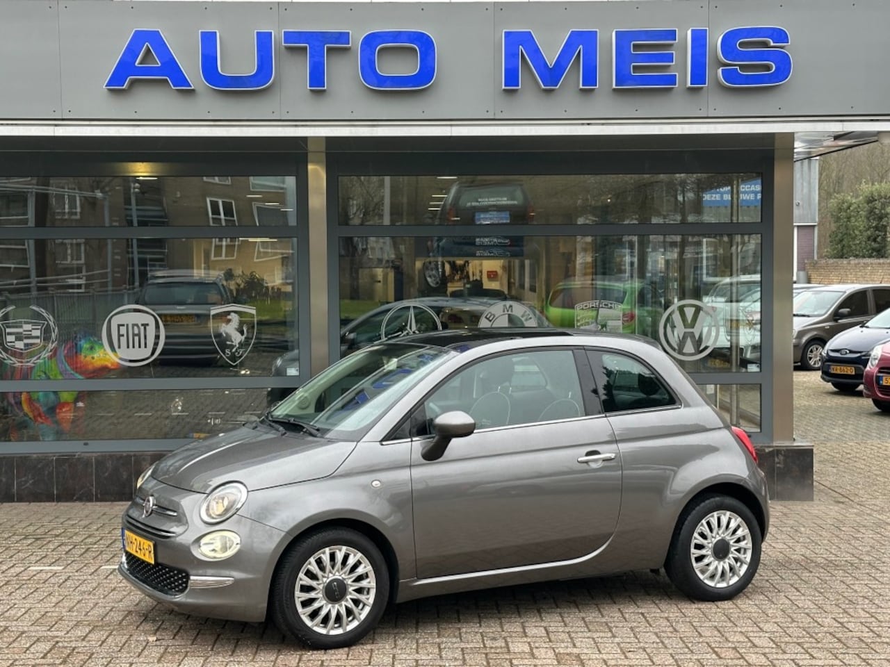 Fiat 500 - 0.9 TWINAIR T LOUNGE Navi Airco NAP-Autopas Telefoon Panorama - AutoWereld.nl