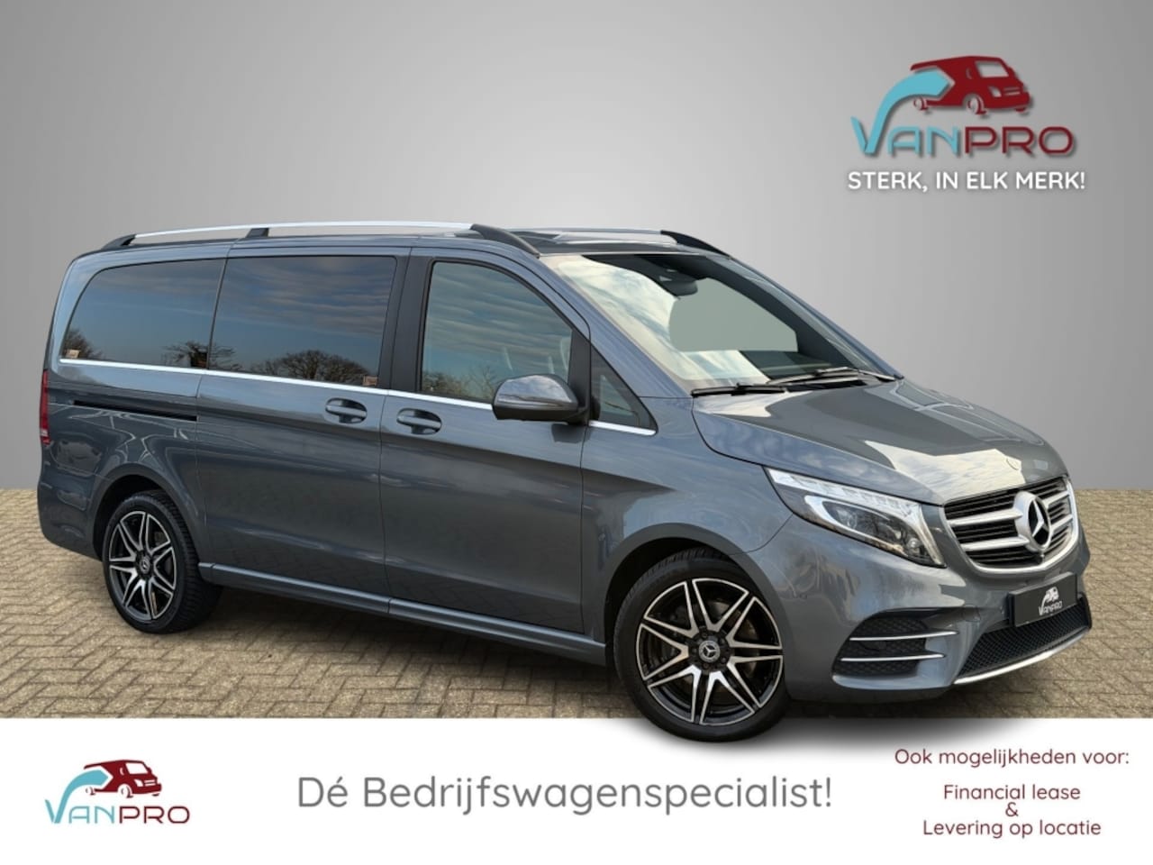 Mercedes-Benz V-klasse - 250d Lang AMG Dubbel Cabine / Leder / 360 Camera / Burmester / Elektrische schuifdeuren + - AutoWereld.nl