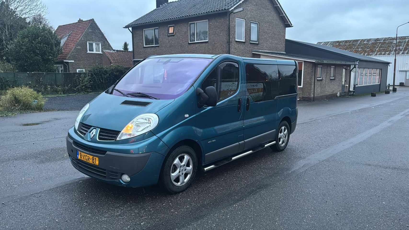Renault Trafic - 2.5 dCi T29 L1H1 Dubbele Cabine 316.000 Nap Airco Blauw 2010 - AutoWereld.nl