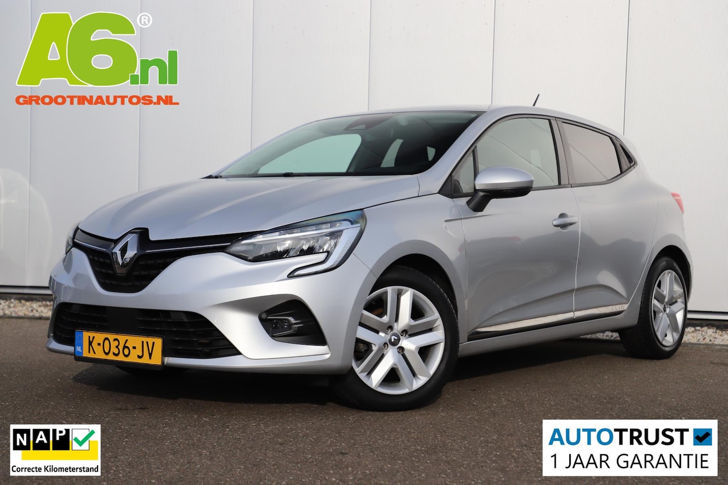 Renault Clio - 1.0 TCe Bi-Fuel Zen 101PK Trekhaak Navigatie Carplay Android Airco Cruise Control LED Rijs - AutoWereld.nl