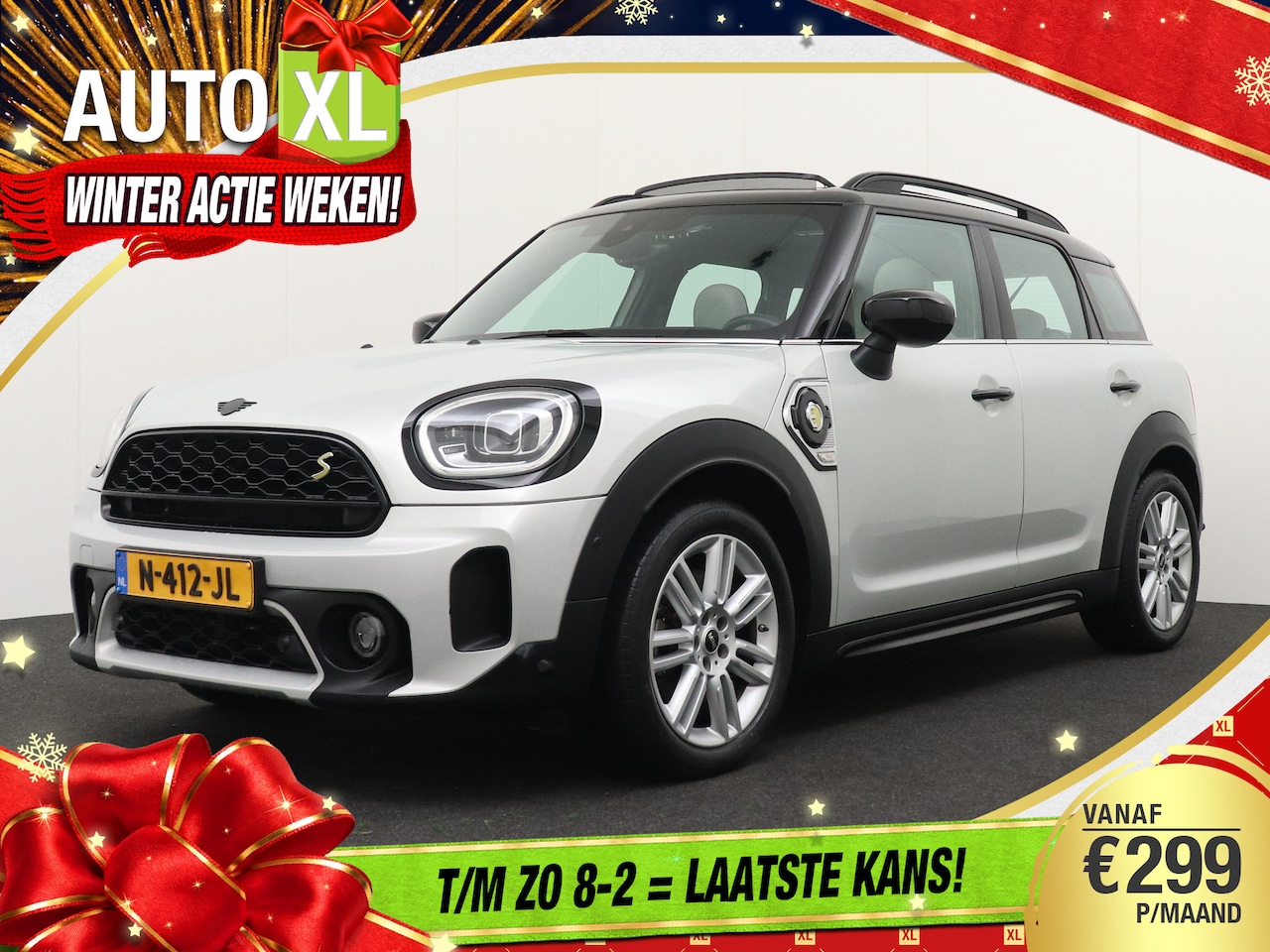 MINI Countryman - Mini 1.5 Cooper SE ALL4 Business Ed Pano-dak Leder Camera - AutoWereld.nl