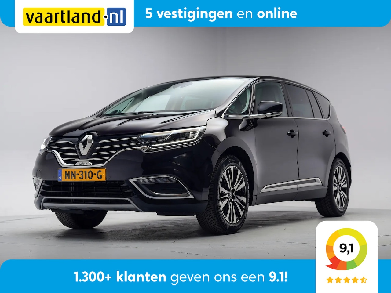 Renault Espace - 1,6 TCe Initiale Paris 7p [ cruise Navi Leer Schuifdak bomvol] - AutoWereld.nl