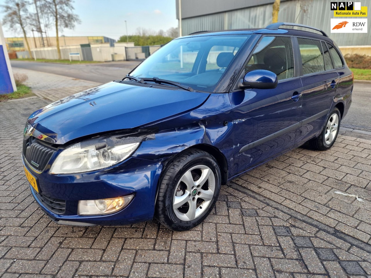 Skoda Fabia Combi - 1.2 TDI Greenline 1.2 TDI Greenline, Schade, Nap, Inruil mogelijk. - AutoWereld.nl