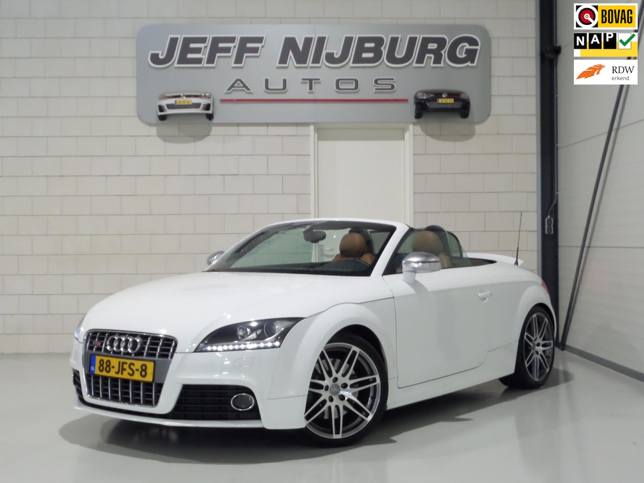 Audi TT Roadster - 2.0 TTS Quattro 272PK "Origineel NL!" Cognac Baseball Leer I Automaat Stoelverwarming Bose - AutoWereld.nl