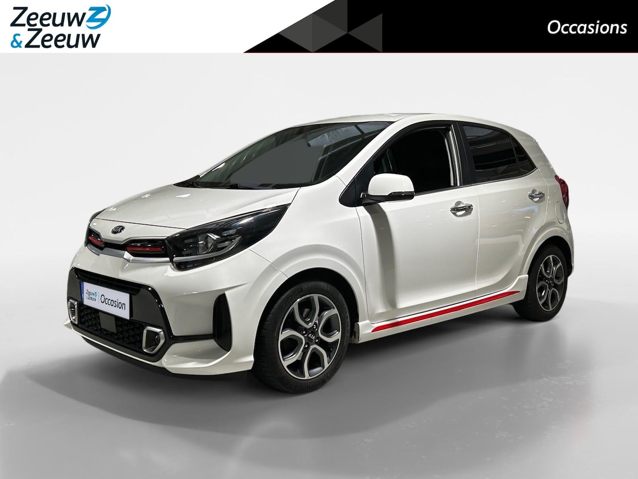 Kia Picanto - 1.0 DPi GT-Line Automaat | Apple Carplay / Android Auto | Navigatiesysteem |  Lichtsensor - AutoWereld.nl