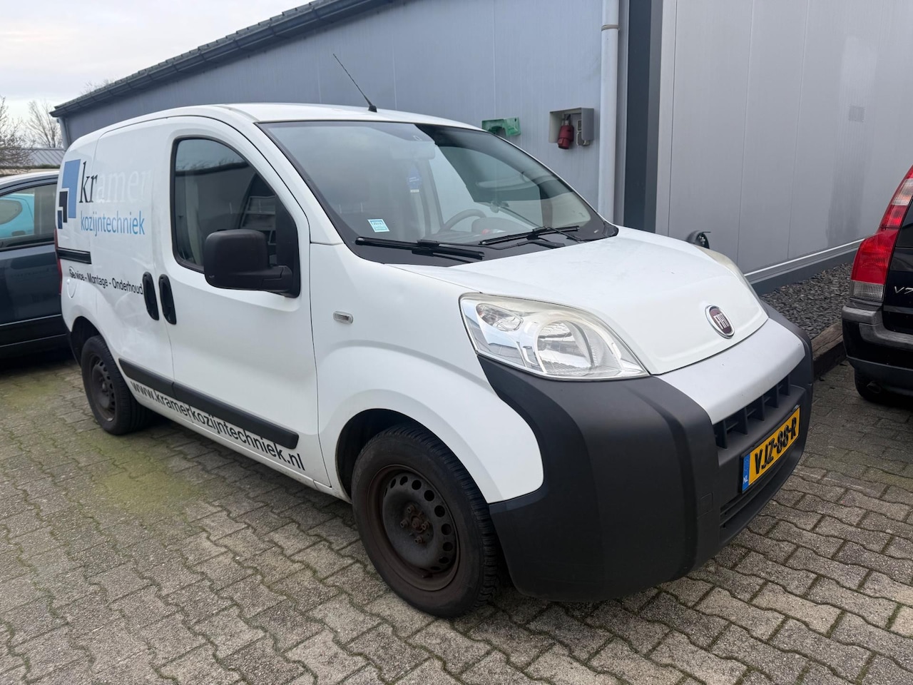 Fiat Fiorino - 1.3 Grijs kenteken 2014 Airco Trekhaak Schuifdeur - AutoWereld.nl