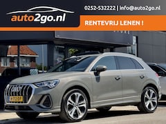 Audi Q3 - 35 TFSI AUT7 3X S-LINE. PANODAK LEDER NAVI CAMERA DIGI-DASH APPLE-CARPLAY LED LMV-20INCHE