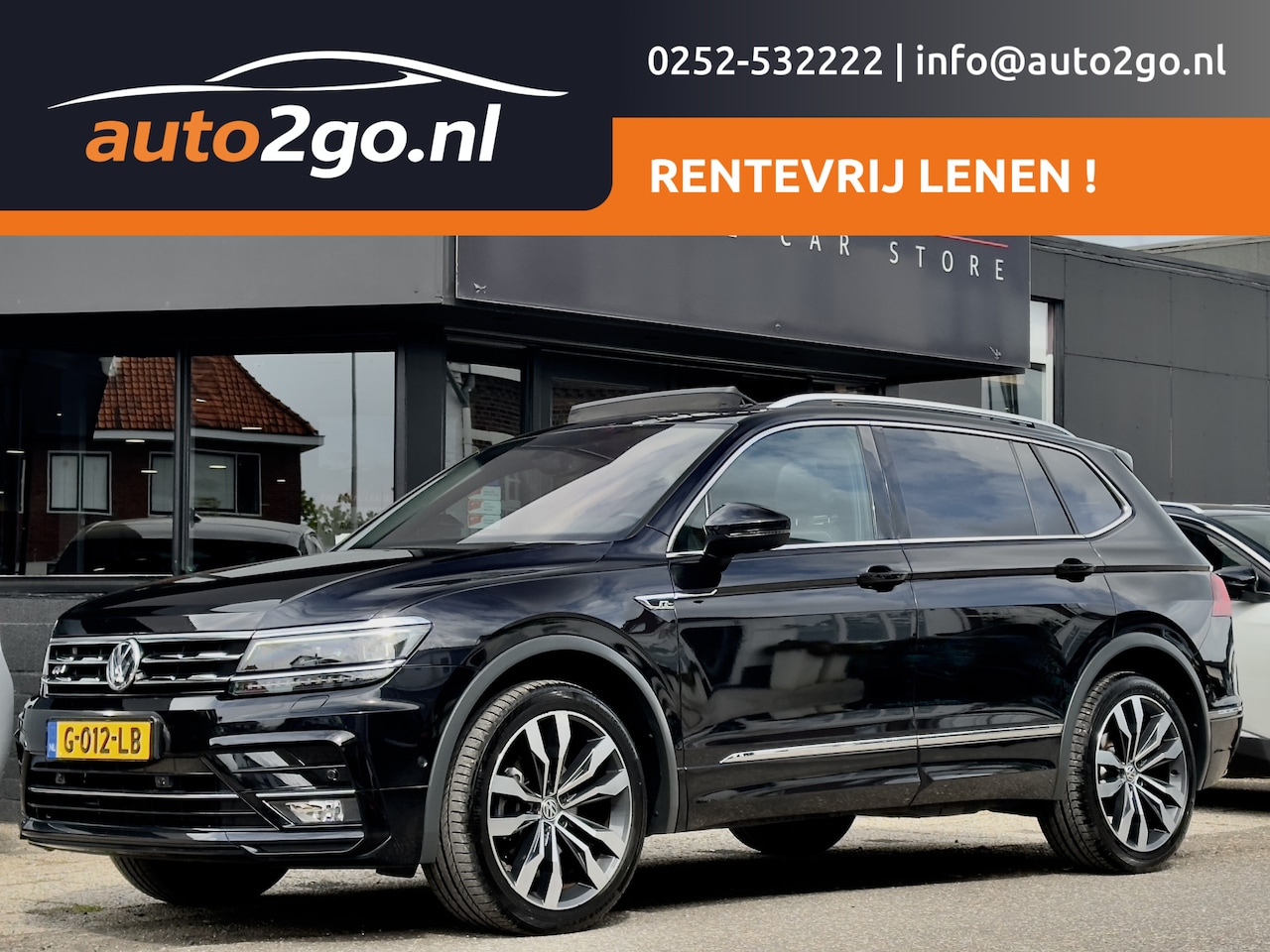 Volkswagen Tiguan Allspace - 1.5 TSI AUT7 HIGHLINE 3X R-LINE. PANODAK VOL-LEDER 20 INCH-LMV NAVI CAMERA DIGI-DASH APPLE - AutoWereld.nl