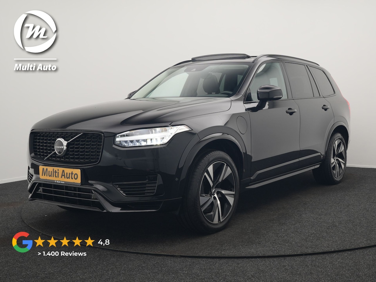 Volvo XC90 - T8 Recharge AWD R-Design Plug In Hybrid 7 Persoon 394pk Dealer O.H. PHEV | Trekhaak Af Fab - AutoWereld.nl