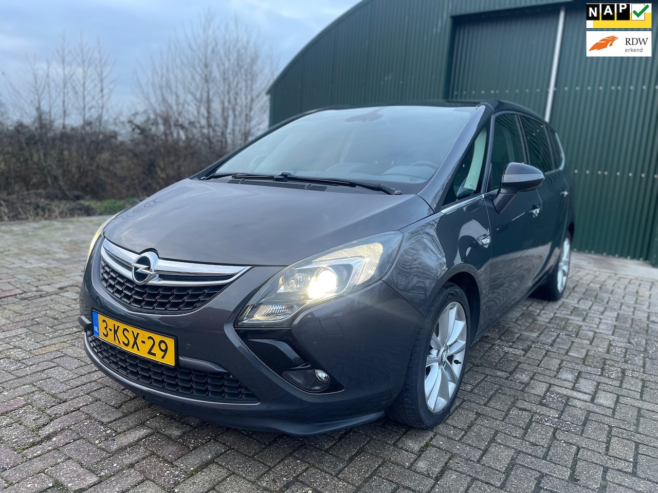 Opel Zafira Tourer - 1.4 Cosmo AUTOMAAT! 1e eig./Dealer onderh/ vol optie! - AutoWereld.nl