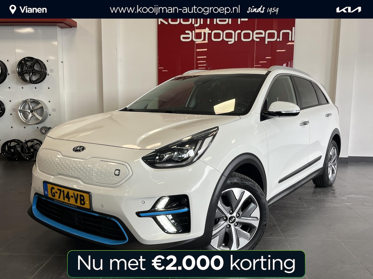 Kia e-Niro - ExecutiveLine 64 kWh Elektrisch Verstelbare Bestuurderstoel, Adaptieve Cruisecontrol, JBL - AutoWereld.nl