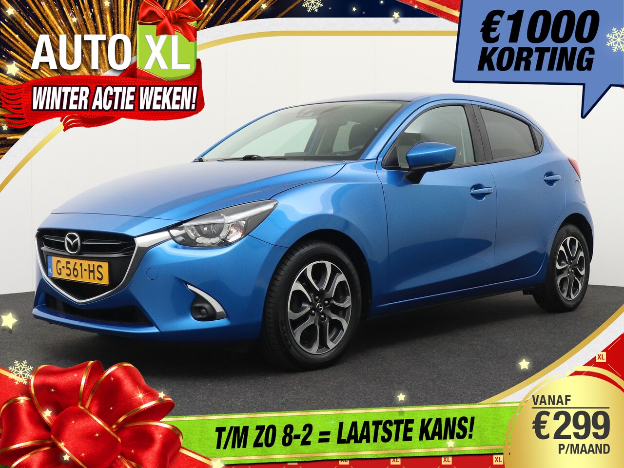 Mazda 2 - 1.5 90PK Skyactiv-G GT-M Camera Stoelverw. Dodehoek Head-up Navi 1k - AutoWereld.nl
