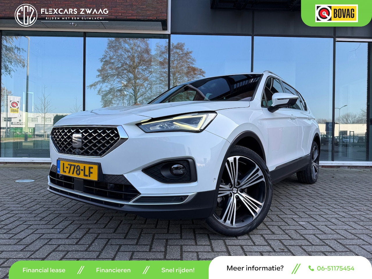 SEAT Tarraco - 1.5 TSI Xcellence 7p. - Navi - Trekhaak - Climate - Org.NL - AutoWereld.nl