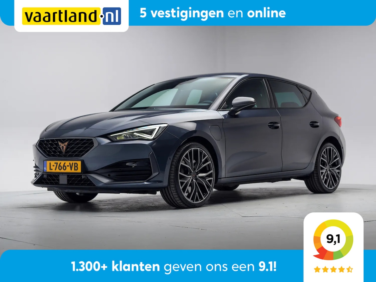 CUPRA Leon - 1.4 e-Hybrid VZ Adrenaline [ Virtual Half-leder LED Navi Camera ] - AutoWereld.nl