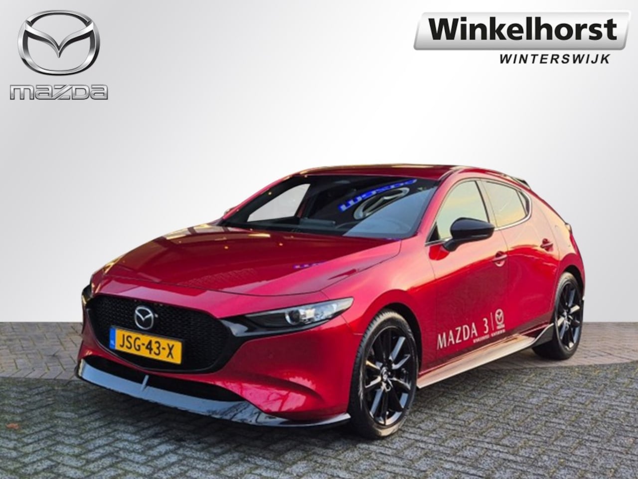 Mazda 3 - E- SKYACTIV- G 2.5 140 6MT M-HYBRID HOMURA /Aero-pakket / Demo - AutoWereld.nl