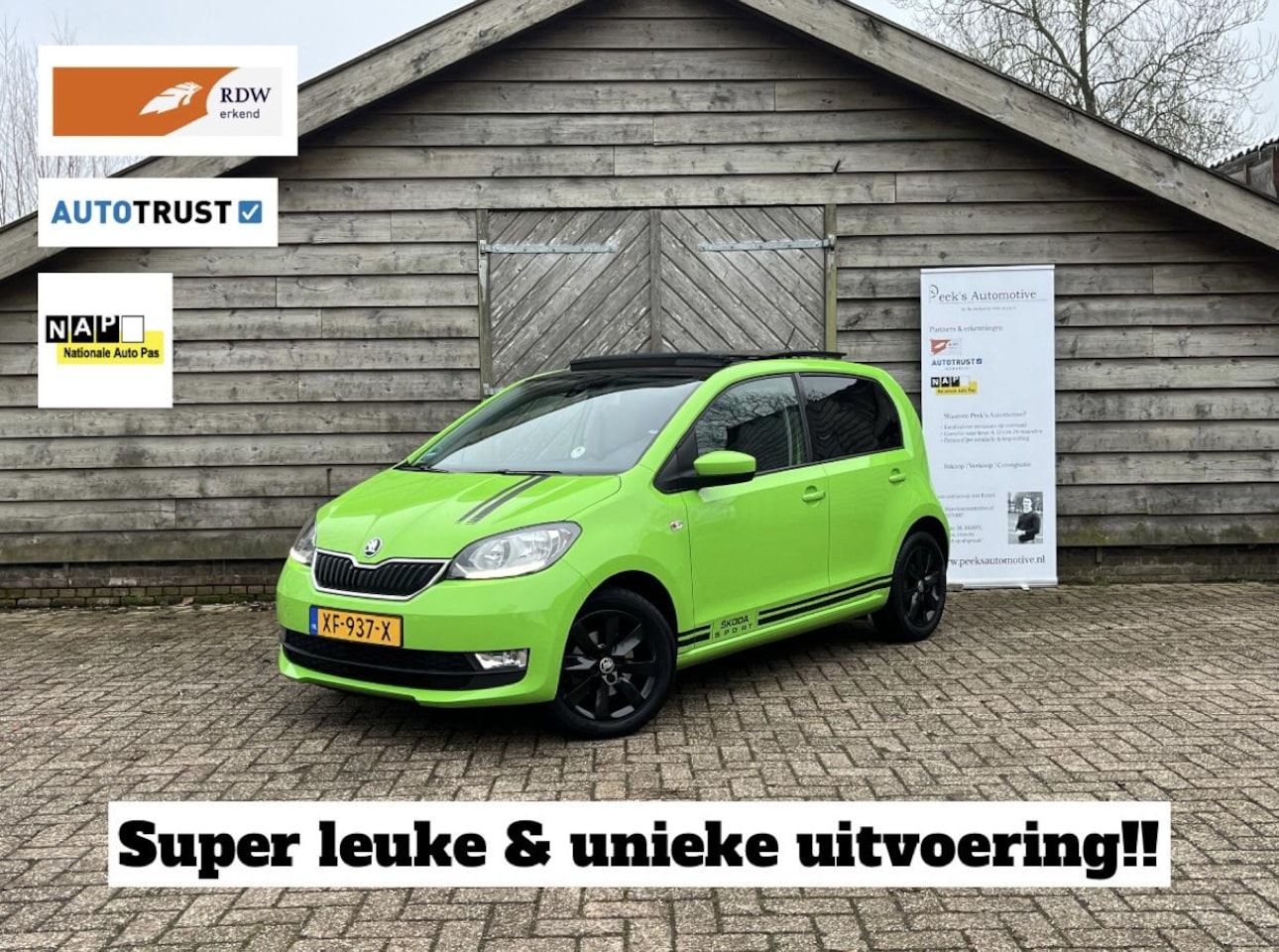 Skoda Citigo - 1.0 Greentech Style | Airco | Pano | Sport Edition | Sound System | Super uniek!! | APK t/ - AutoWereld.nl