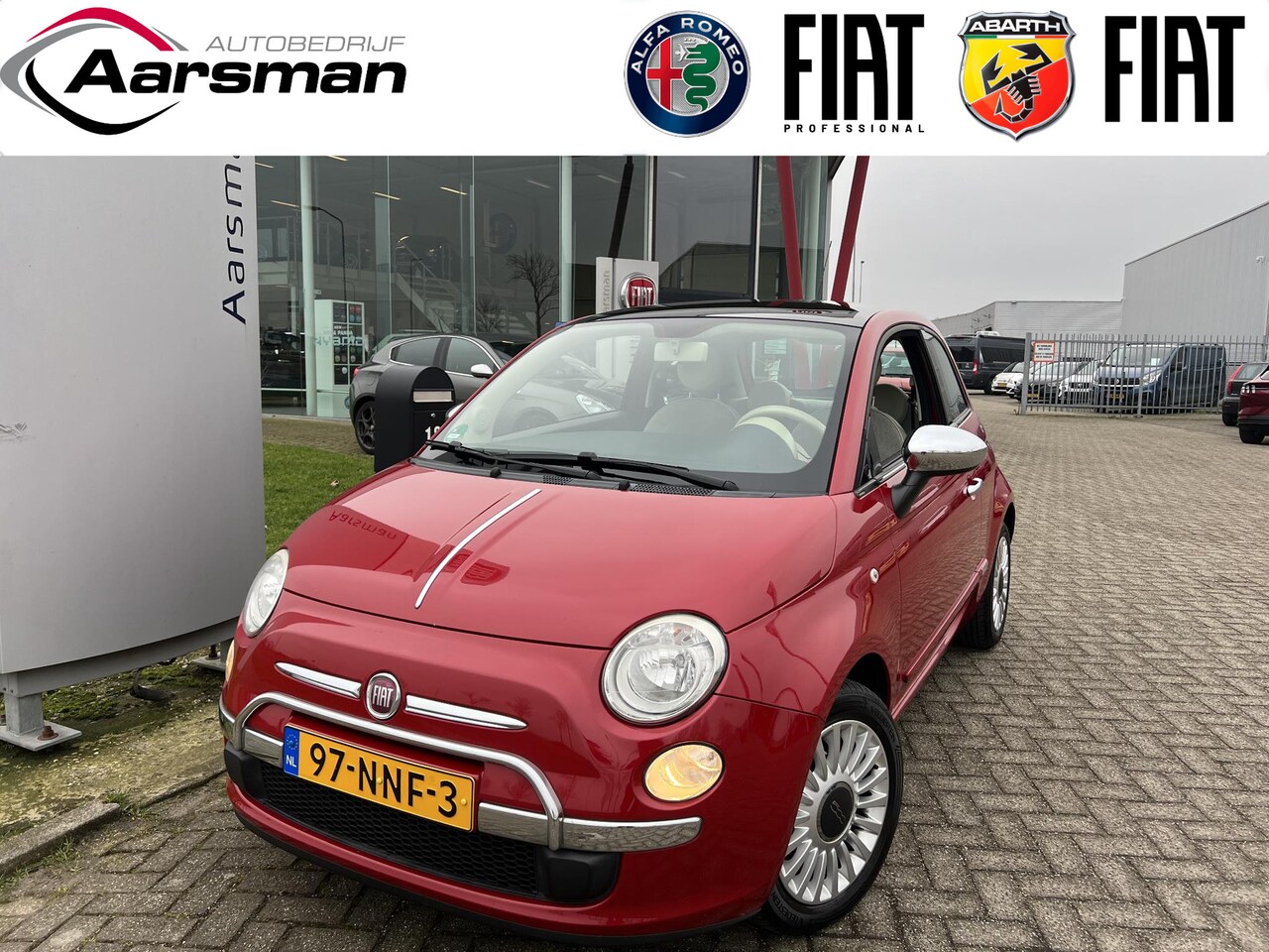 Fiat 500 - 1.2 Lounge | Automaat | Airco | Panoramadak | Bluetooth - AutoWereld.nl