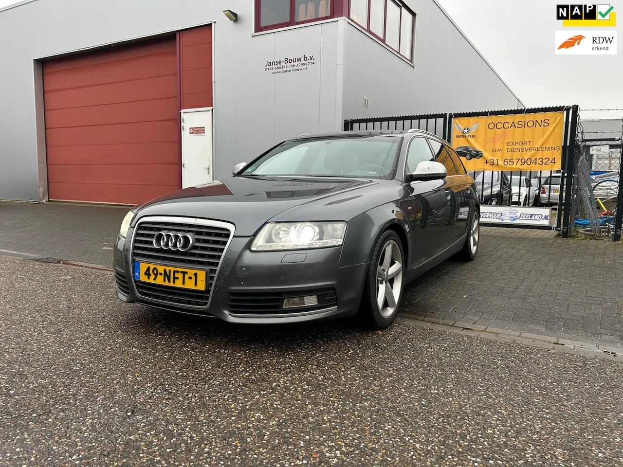 Audi A6 Avant - 2.0 TFSI Pro Line S Line Automaat! Zwarte hemel/Xenon Led/Schermpjes Achter/Leer/Bluetooth - AutoWereld.nl