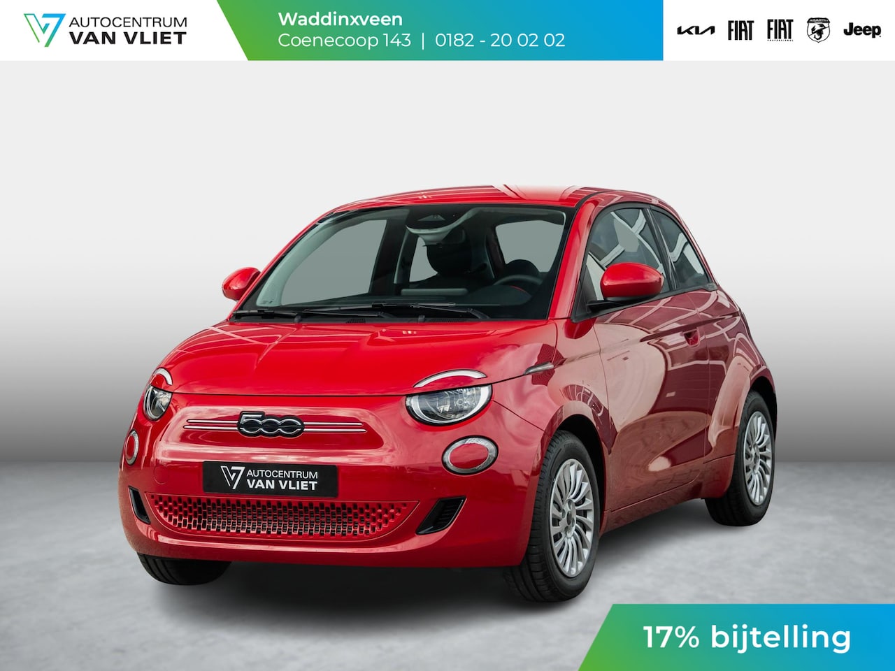 Fiat 500e - 42 kWh | Uit voorraad leverbaar | 17% Bijtelling| Clima | Cruise | Apple Carplay - AutoWereld.nl