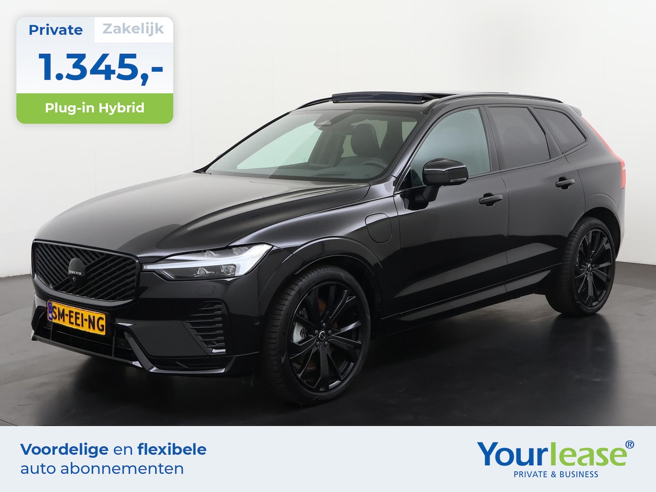 Volvo XC60 - T6 Recharge AWD Plus Black Edition Luchtvering | All-in 1345,- Private Lease | Direct uit - AutoWereld.nl