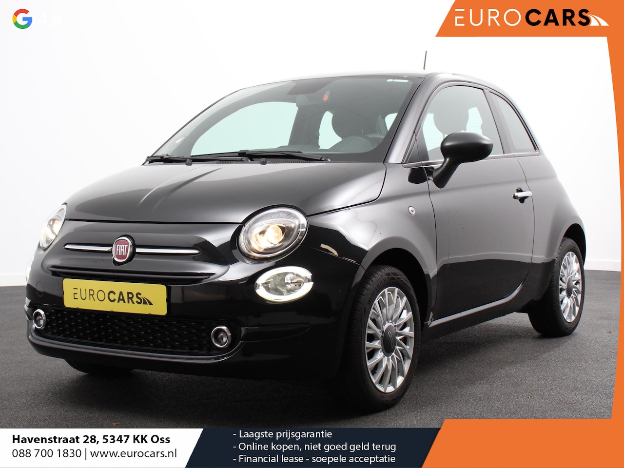 Fiat 500 - 1.0 Hybrid Vita Plus | Navigatie | Airco | Apple Carplay/Android Auto | Dab | Parkeer sens - AutoWereld.nl
