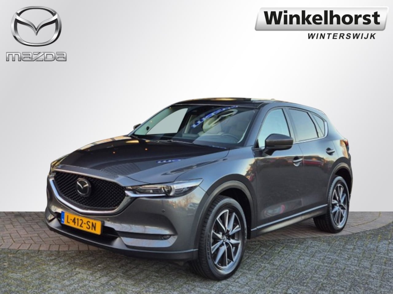 Mazda CX-5 - SKYACTIV-G 2.5 194 6AT AWD LUXURY / White leder / Trekhaak - AutoWereld.nl