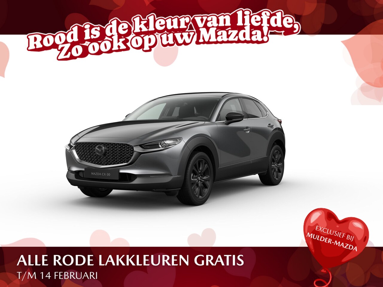 Mazda CX-30 - e-Skyactiv G 141 Homura | 7-inch digitale meterset | Achterklep automatisch openen/sluiten - AutoWereld.nl