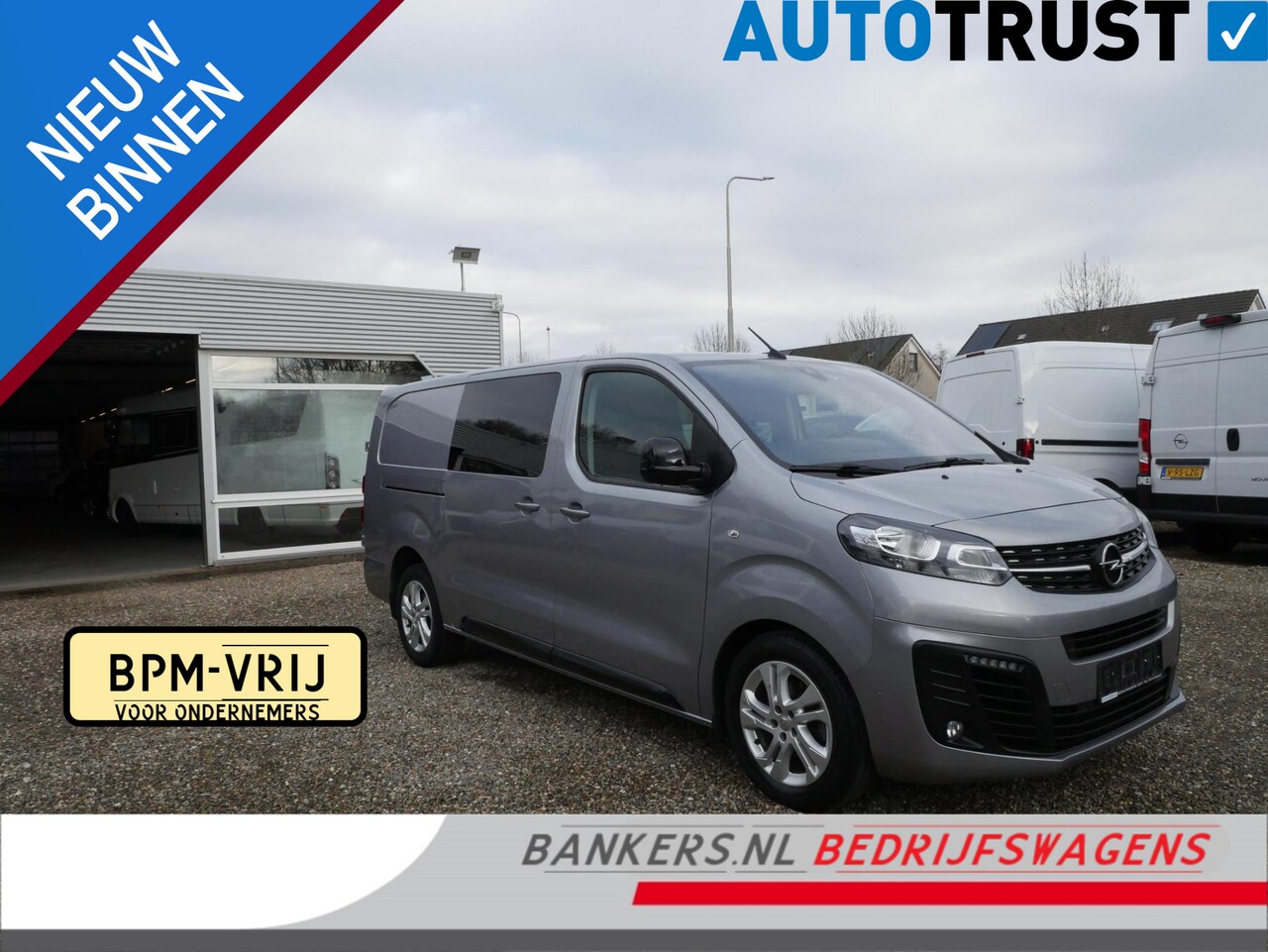 Opel Vivaro - 2.0 CDTI 150PK, L3, Dubbel cabine, Airco, 2 x Schuifdeur - AutoWereld.nl