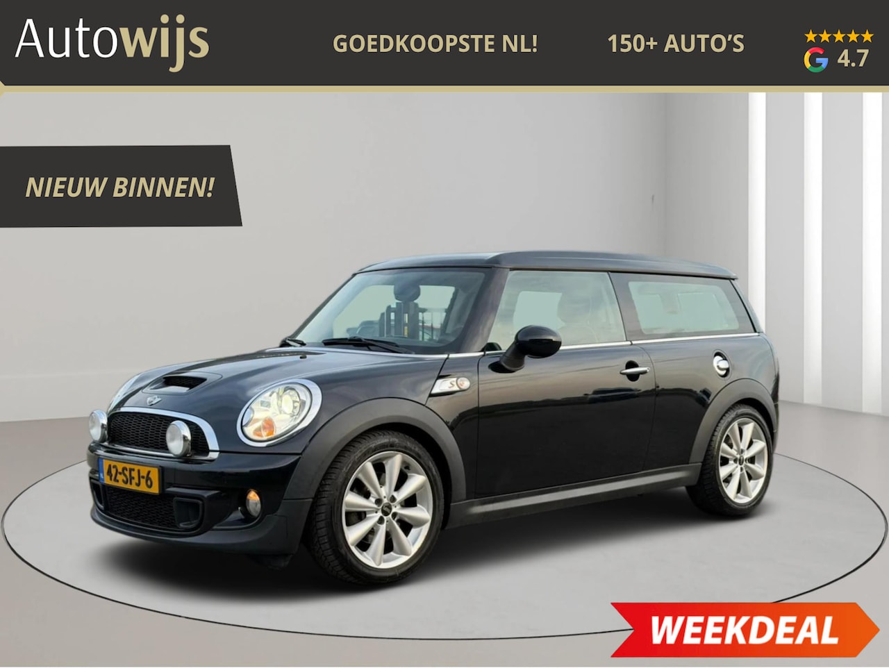MINI Clubman - Mini 1.6 Cooper S Chili|NL AUTO|LEDER|PANO|NAVI|184PK|XENON - AutoWereld.nl