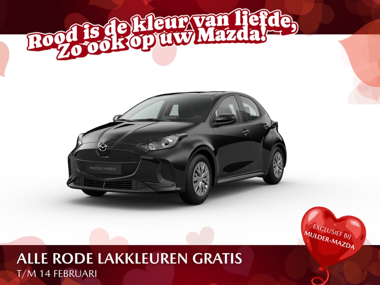 Mazda 2 Hybrid - 116 Prime-Line | 15-inch stalen velgen met wielcover, Silver | Achteruitrijcamera | Banden - AutoWereld.nl