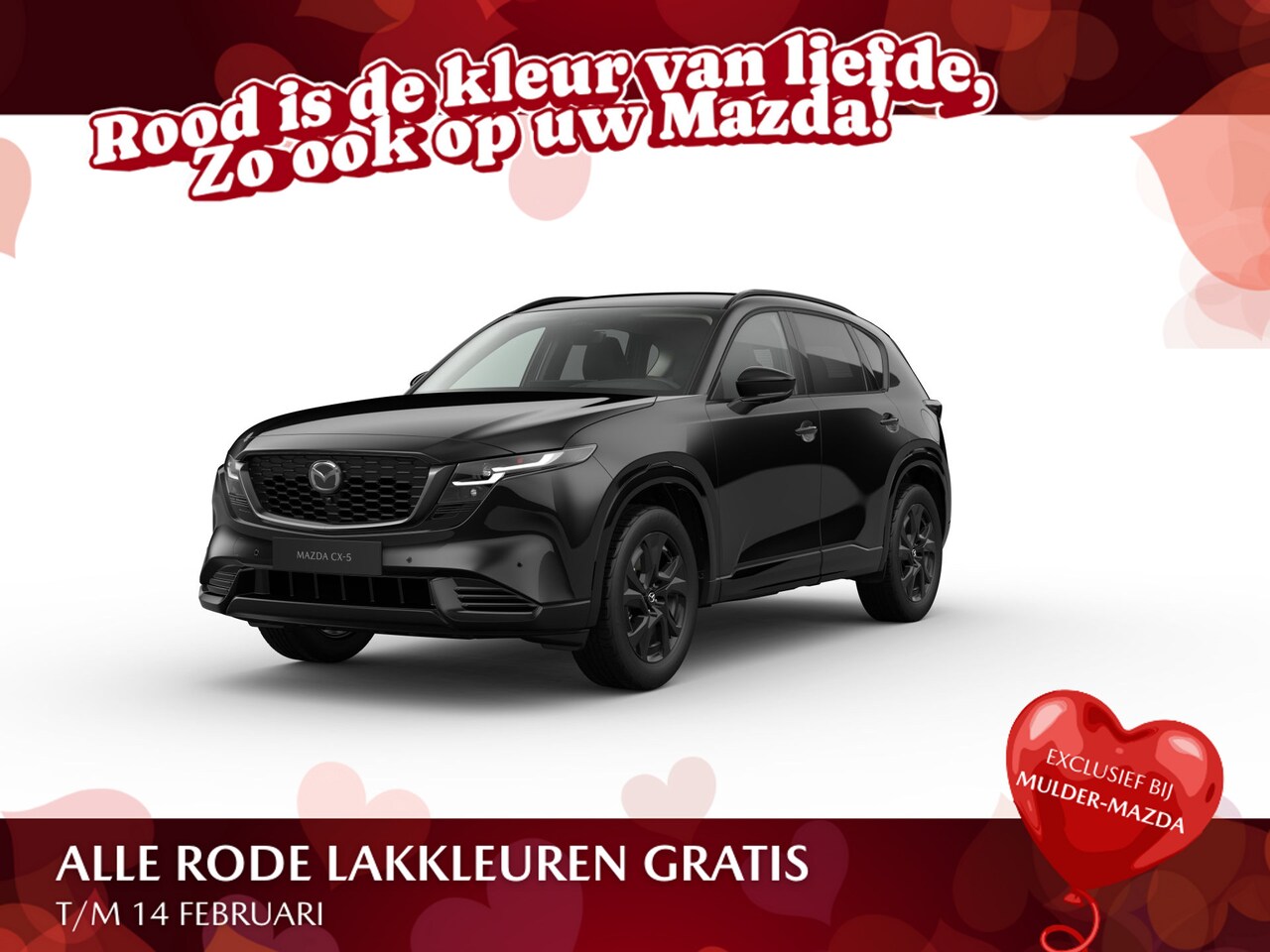 Mazda CX-5 - e-Skyactiv G 141 Homura - Zwart lederen interieur & Panoramic Pack | 19-inch lichtmetalen - AutoWereld.nl