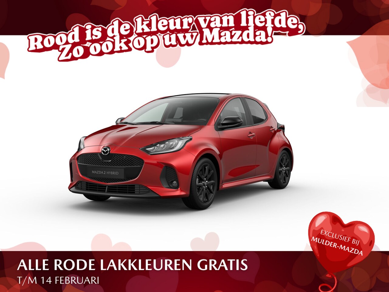 Mazda 2 Hybrid - 116 Homura Plus | 12,3-inch digitale meterset | 6 speakers | Achteruitrijcamera - AutoWereld.nl
