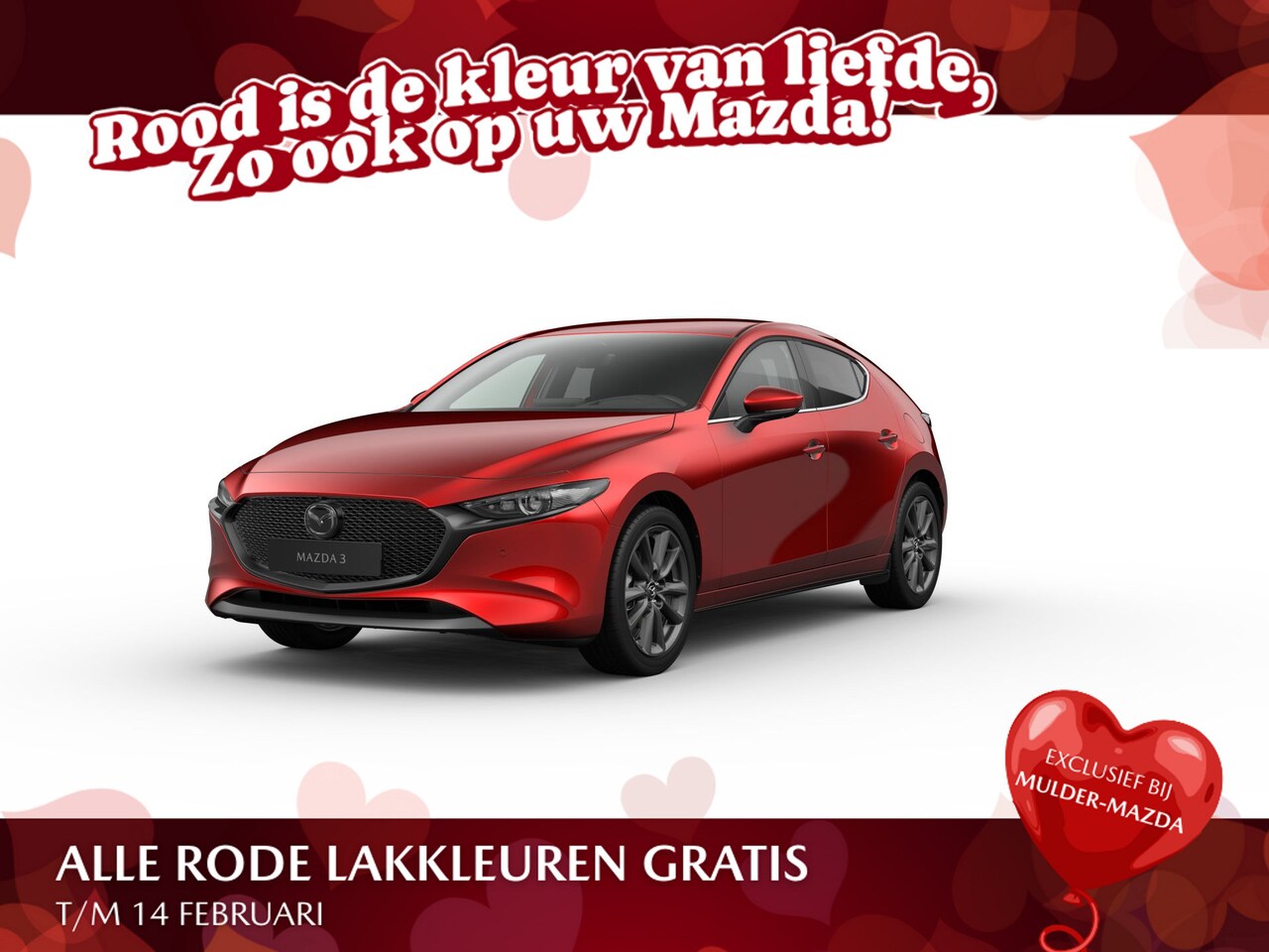 Mazda 3 - e-Skyactiv G 141 Exclusive-Line | 360° View Monitor | 7-inch digitale meterset | Achteruit - AutoWereld.nl
